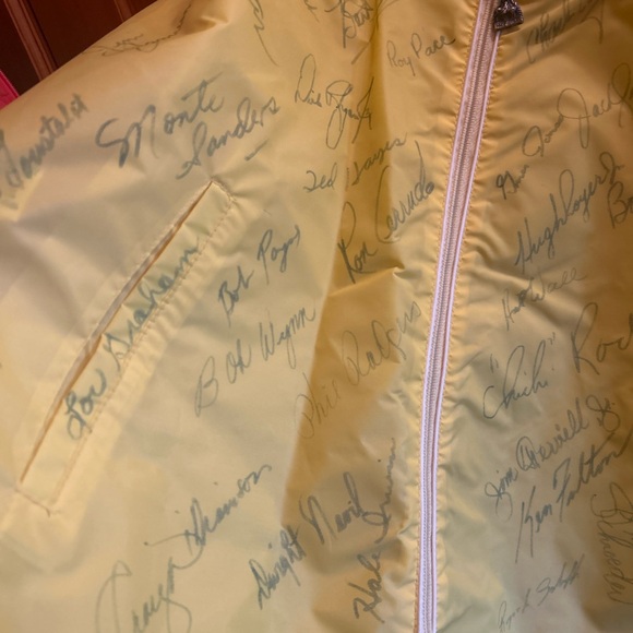 1974 Rare-Vintage Kaiser International PGA tournament Yellow Windbreaker - Picture 5 of 16